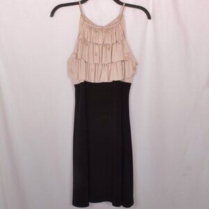 Sweet Storm Women's Cocktail Dress Ruffle Top Size Large